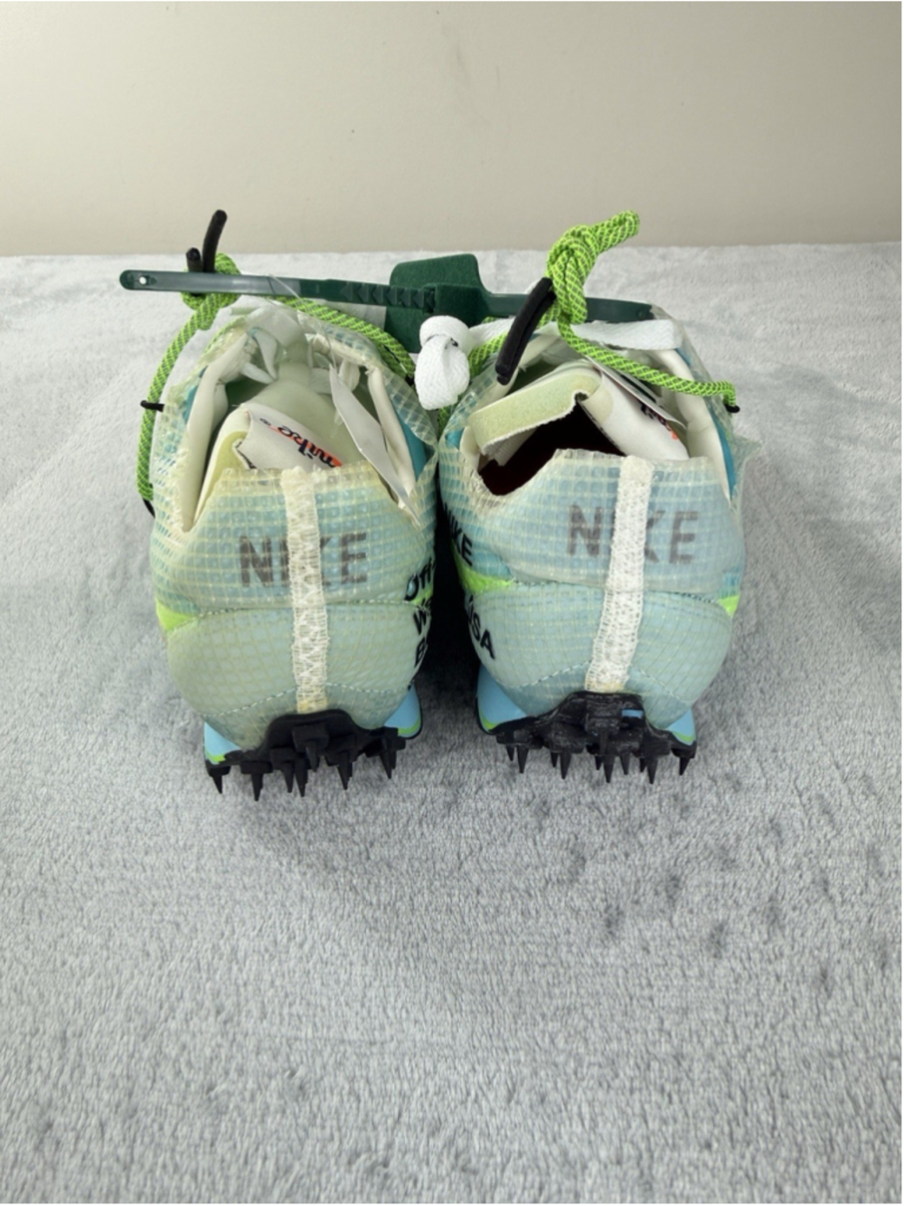 Nike x Off-White Waffle Racer Vivid Sky 2019 DS Size 8 W / 6.5 M Authentic - Picture 6 of 15